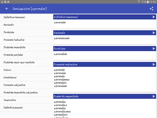 Portuguese Dictionary Offline android App screenshot 3