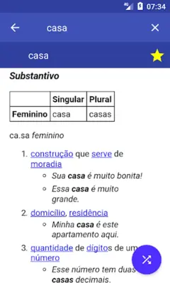 Portuguese Dictionary Offline android App screenshot 7